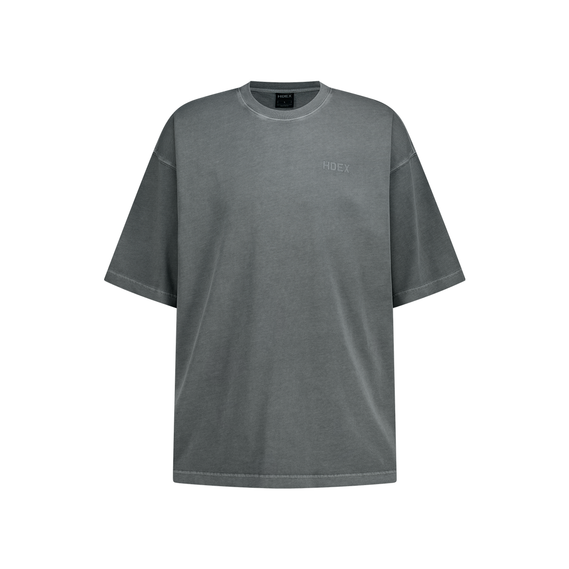 에이치덱스 메인 백 로고 피그먼트 숏 슬리브 피그먼트 Gray