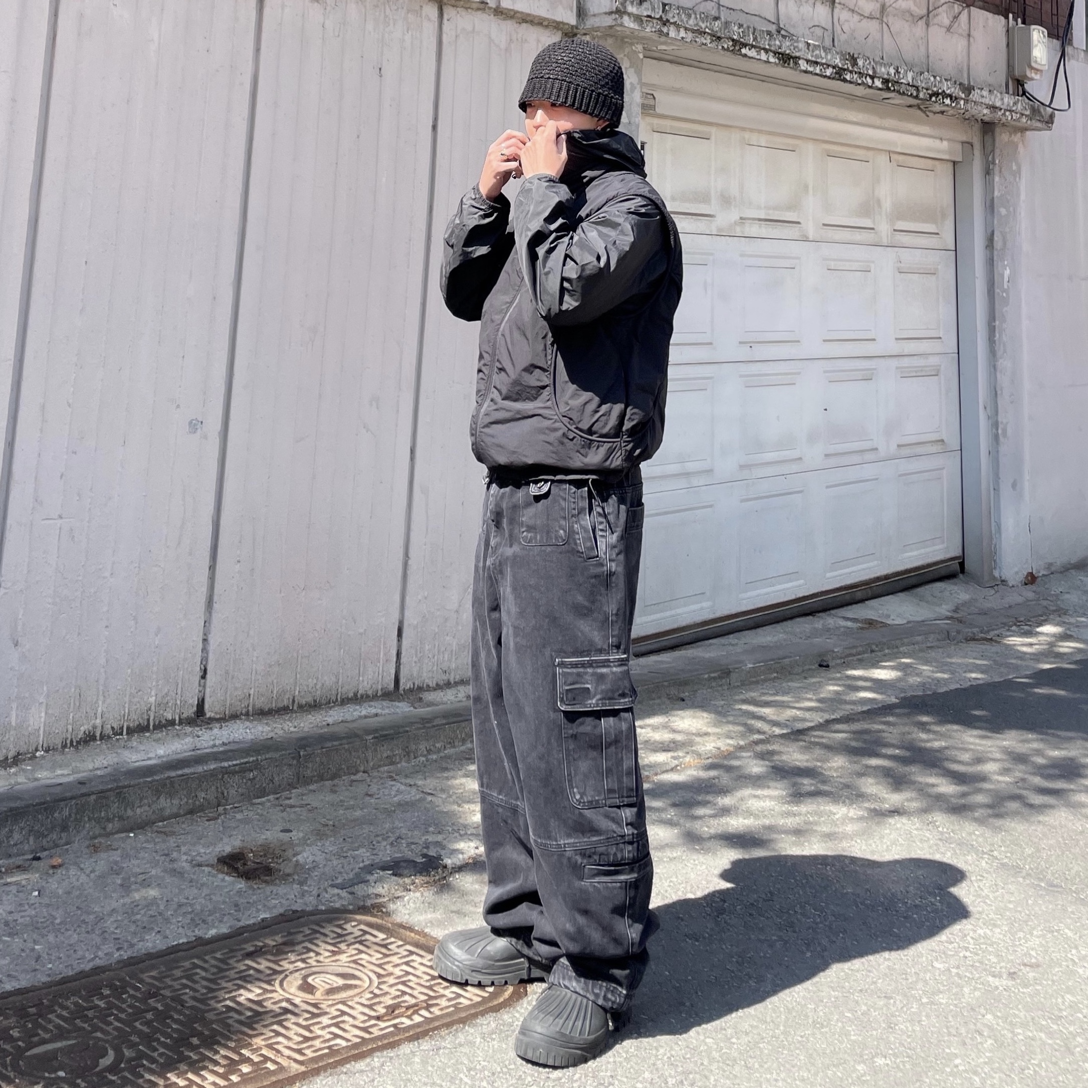 Axel Arigato Cryo Combat Boots Black 착용 스타일 - 1