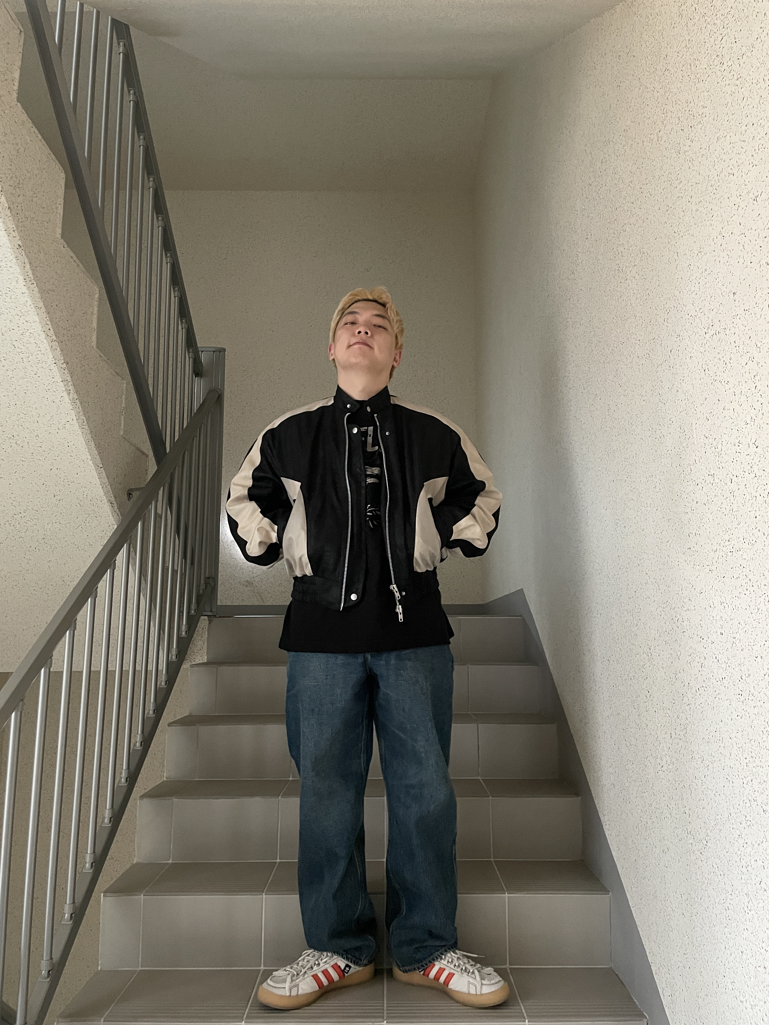 Adidas x Song for the Mute Campus 80s Bliss Core Black 착용 스타일 - 4