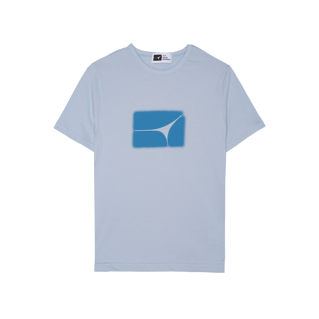 하이파이 사운드 레퍼런스 심볼 티셔츠 스카이블루(Hifi Sound Reference Symbol T-Shirts Skyblue)