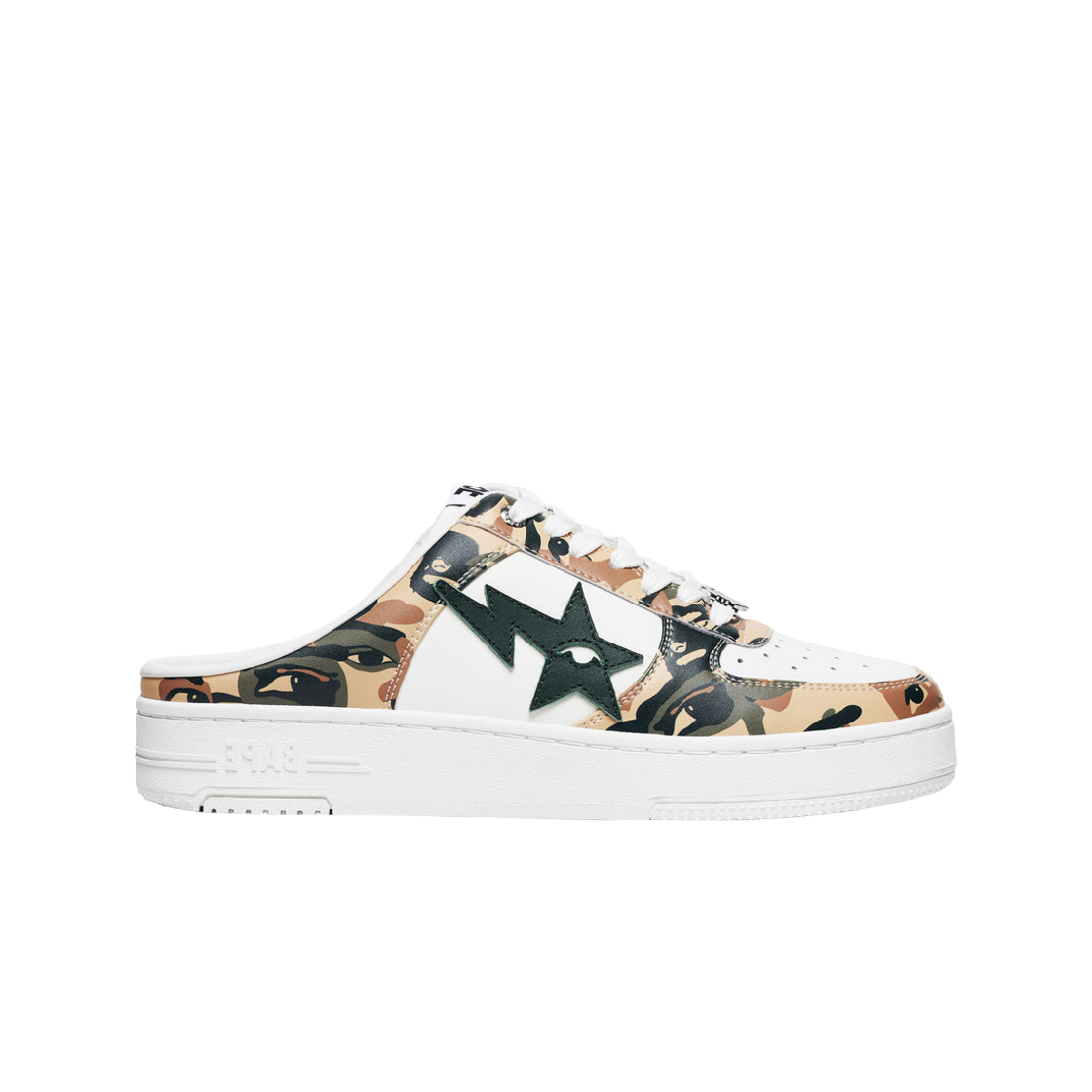 - (W) BAPE x KidSuper Sta Clog Green - 대표 이미지 #1