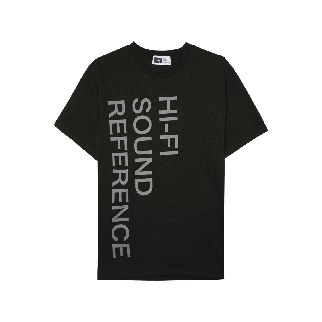 HFSR25SSUTS002BK Hifi Sound Reference Lettering Logo T-Shirts Black