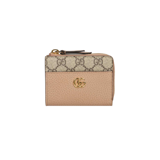 Gucci GG Marmont Bi-Fold Wallet Dusty Pink Beige
