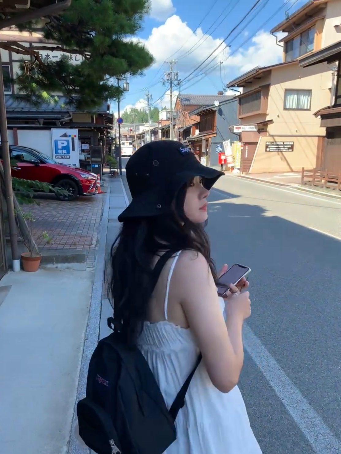 Supreme Military Boonie Black - 23FW, Jansport Half Pint Mini Backpack Black 착용 스타일 - 1