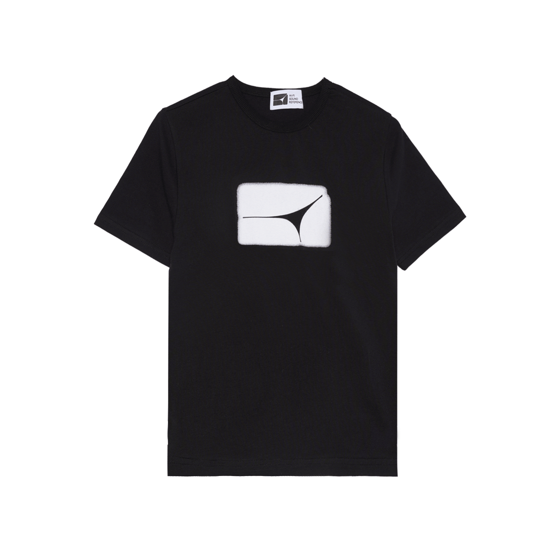 하이파이 사운드 레퍼런스 심볼 티셔츠 블랙(Hifi Sound Reference Symbol T-Shirts Black)