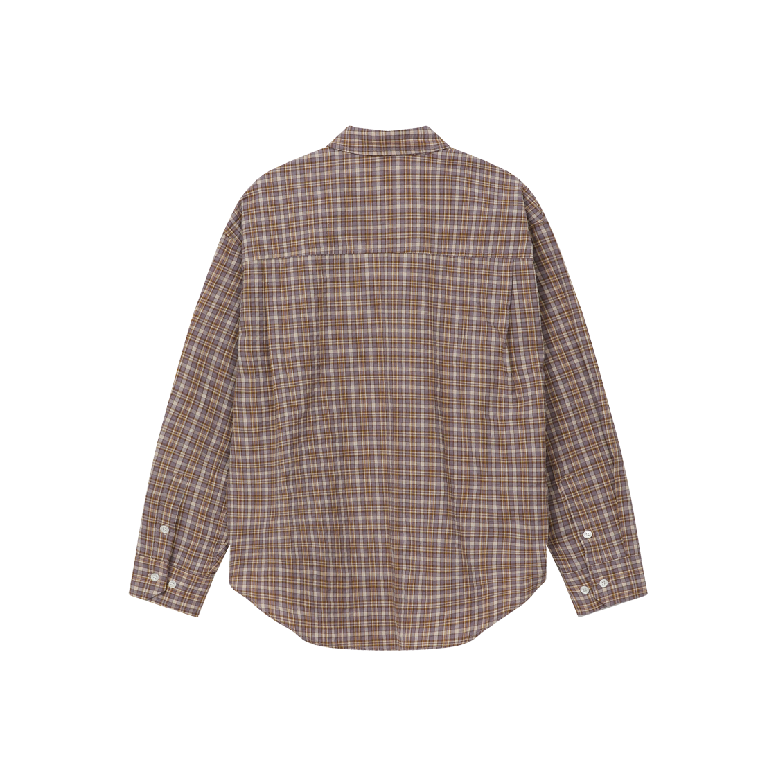 퍼머넌트 아카이브 파인 체크 셔츠 퍼플 & 옐로우(Permanent Archive Fine Checkered Shirt Purple & Yellow) - 2