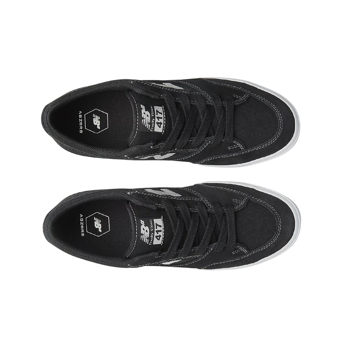 뉴발란스 x 프랭키 빌라니 뉴메릭 417 로우 블랙 화이트(New Balance x Franky Villani Numeric 417 Low Black White) - 2