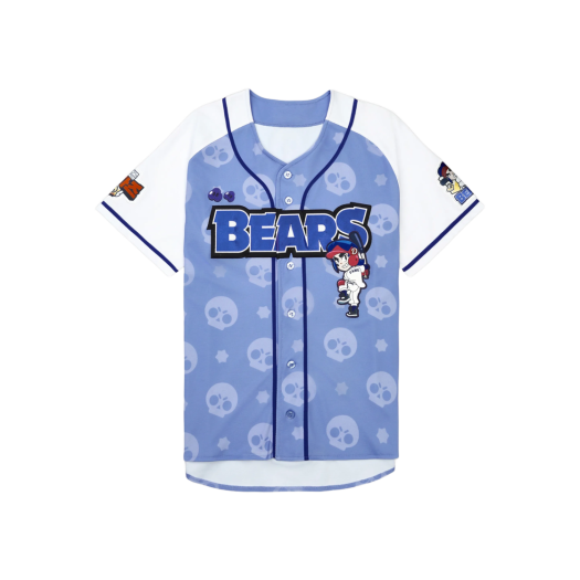 Doosan Bears x Brawl Stars Replica Uniform Fang Blue White (Non Marking Ver.)