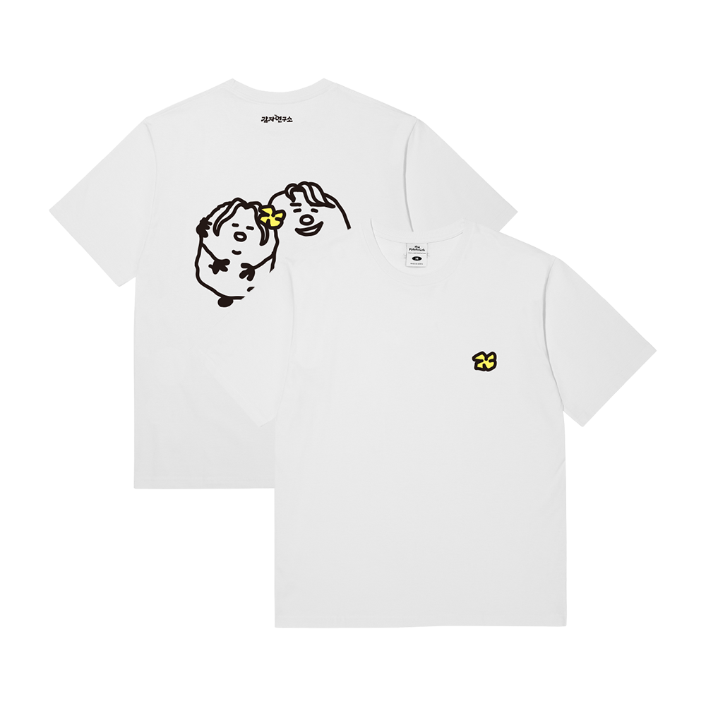 감자연구소 그래픽 티셔츠 미경&백호(The Potato Lab Graphic T-shirt - MIKYUNG & BAEKHO)