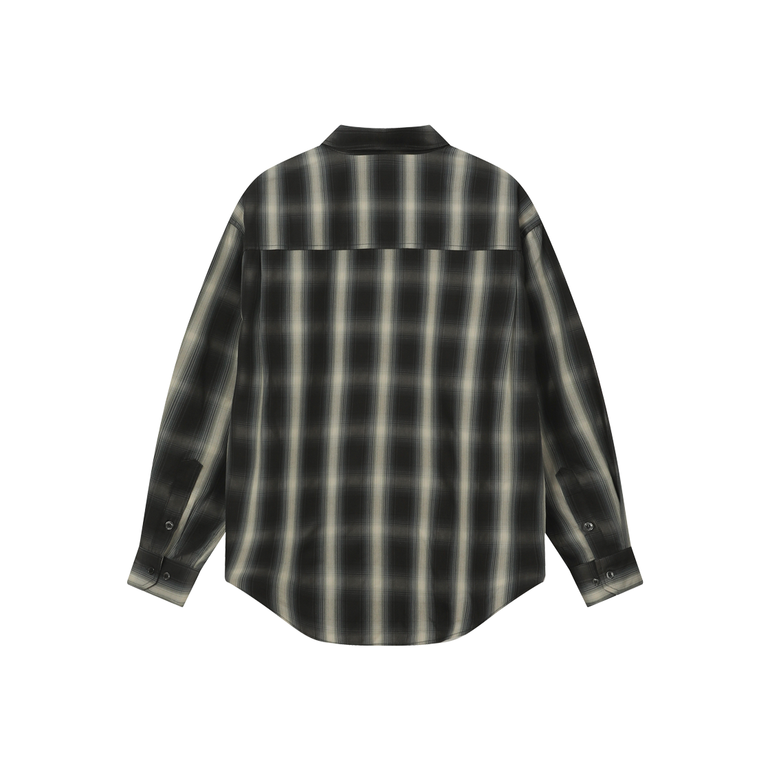 퍼머넌트 아카이브 옴브레 체크 셔츠 다크 그린(Permanent Archive Ombre Checkered Shirt Dark Green) - 2