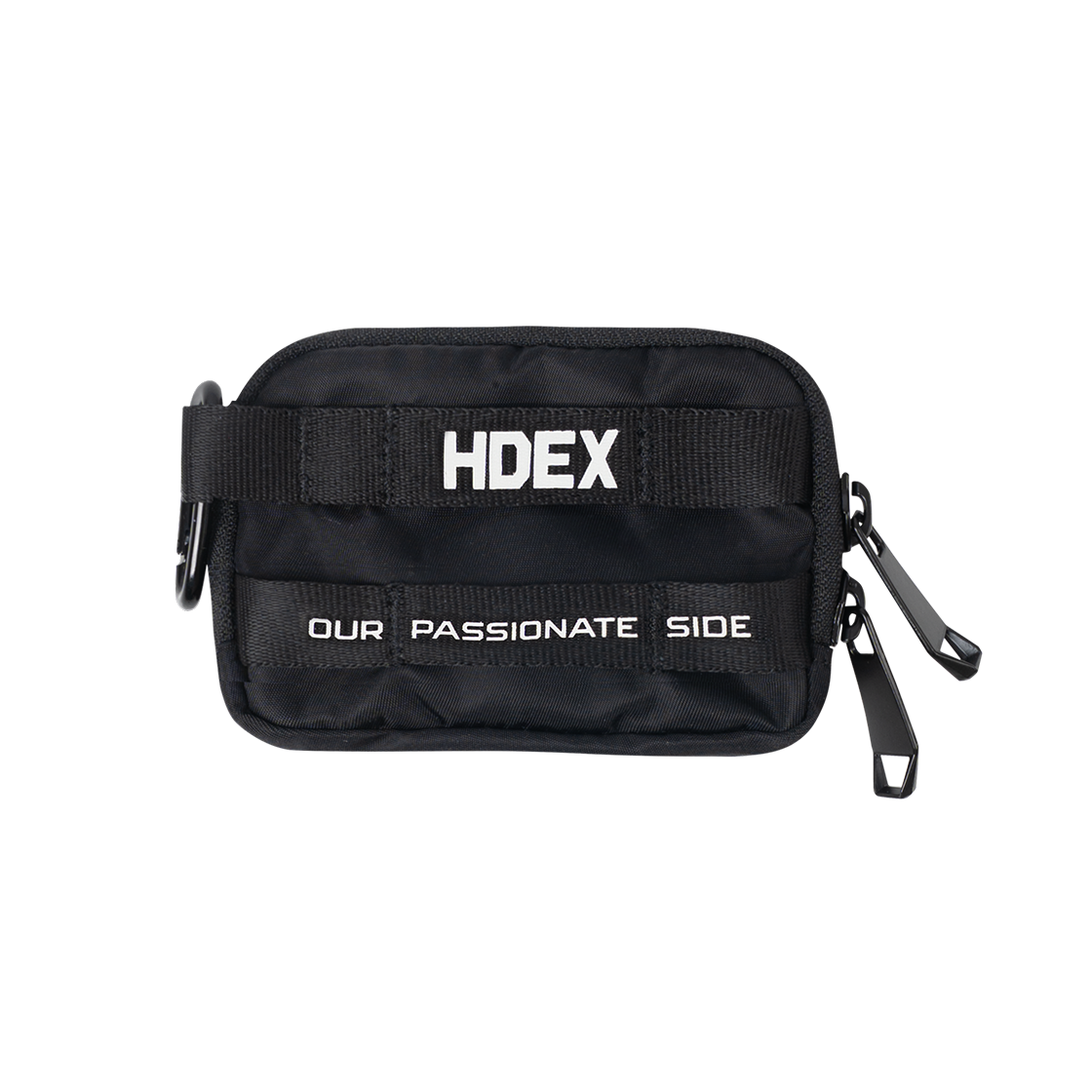 에이치덱스 카라비너 카드 케이스 블랙(HDEX Carabiner Card Case Black)