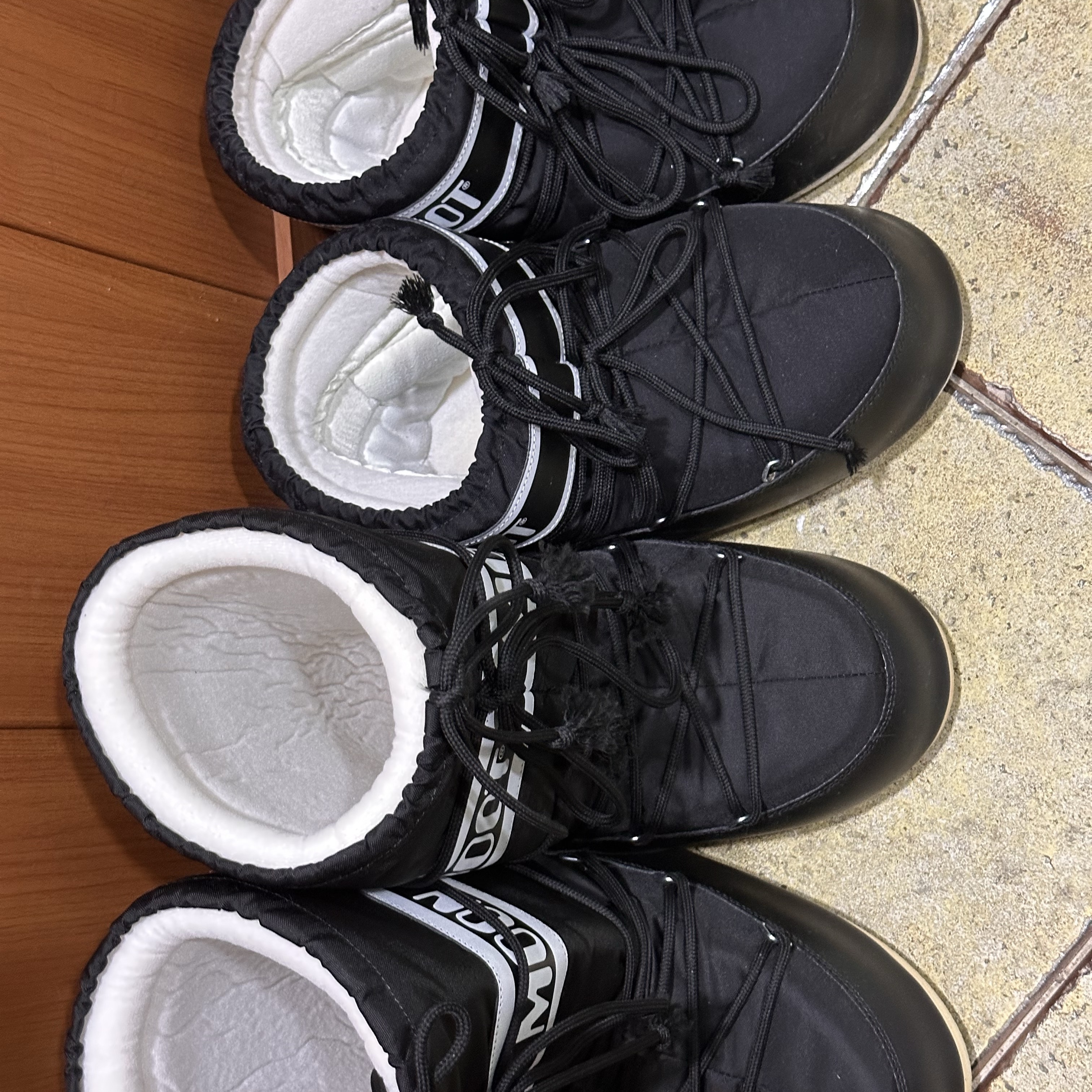 (W) Moon Boot Icon Low Nylon Boots Black, (W) Moon Boot Icon Nylon Boots Black 착용 스타일
