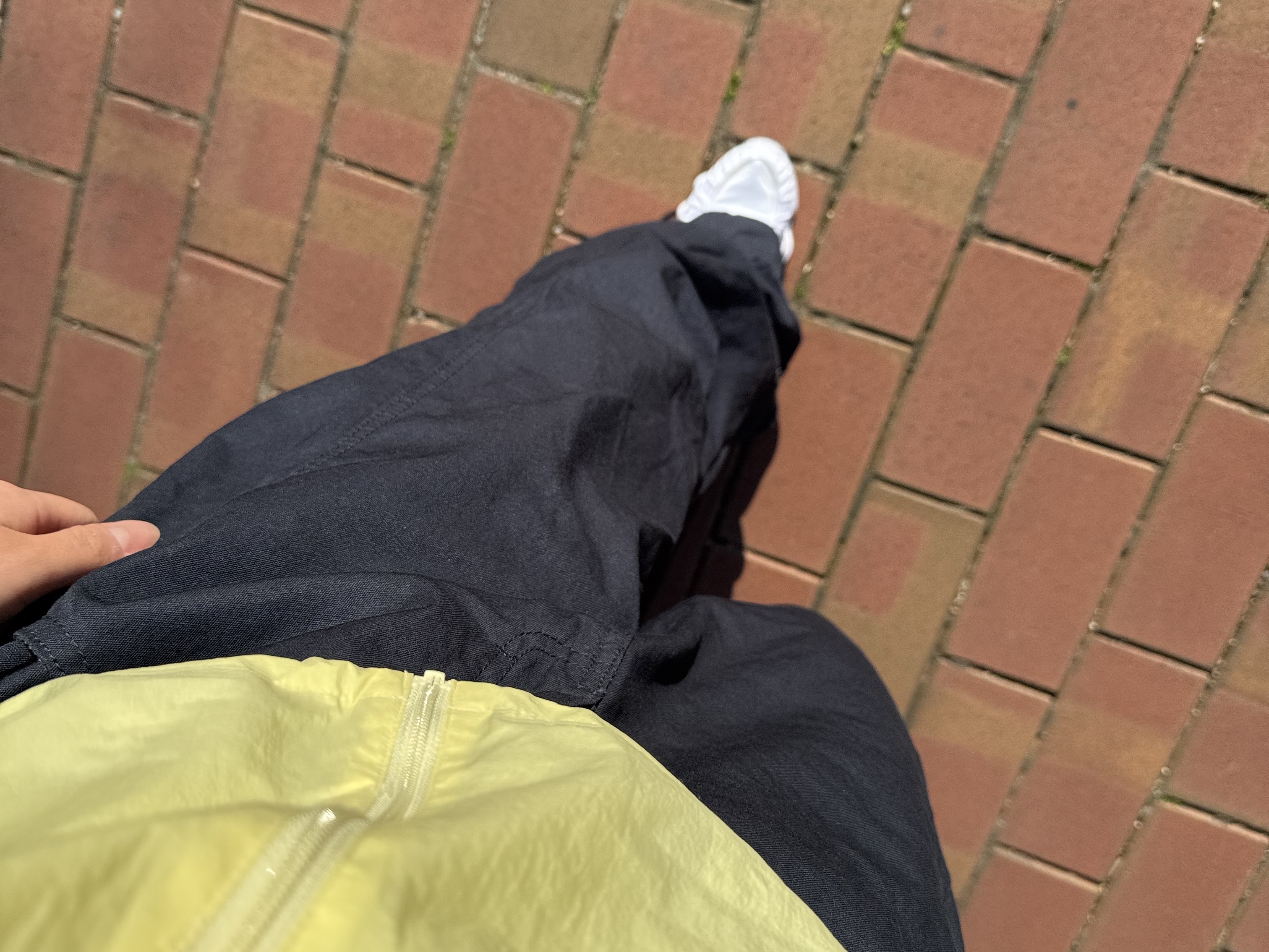 (W) Nike Shox TL White and Max Orange 착용 스타일
