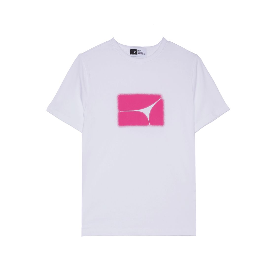 하이파이 사운드 레퍼런스 심볼 티셔츠 화이트(Hifi Sound Reference Symbol T-Shirts White)