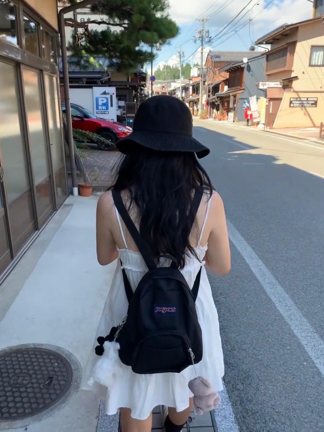 Supreme Military Boonie Black - 23FW, Jansport Half Pint Mini Backpack Black 착용 스타일 - 2