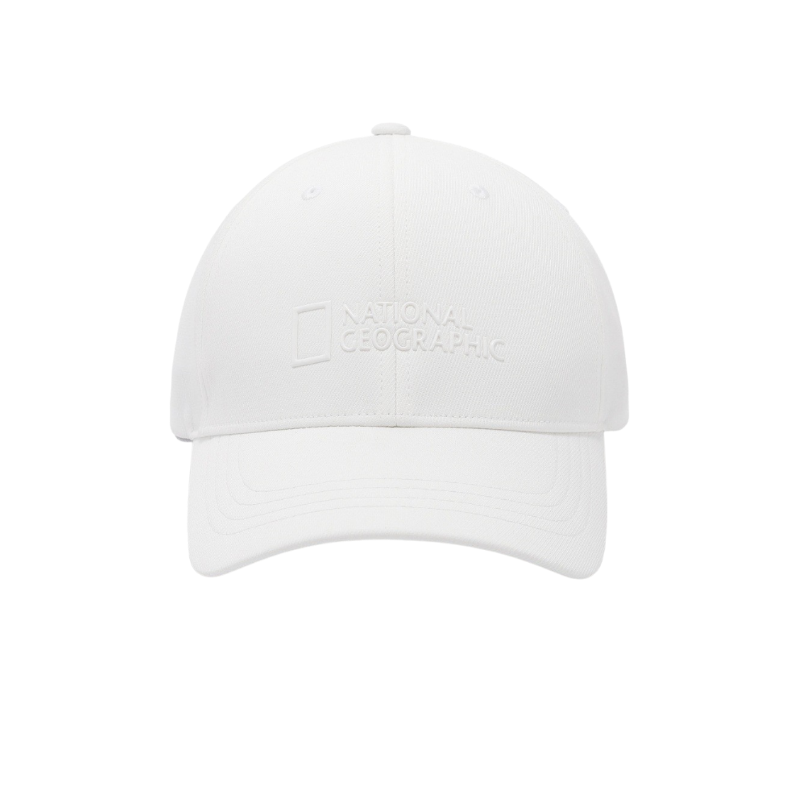 N255AHA030010 National Geographic Silicon Logo Cap White