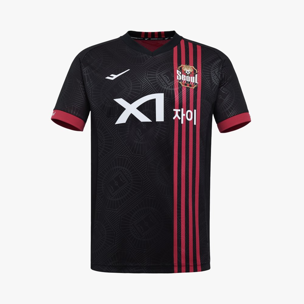 프로-스펙스 x FC서울 2025 FC서울 어센틱 반팔 키즈 유니폼 상의 홈(PRO-SPECS X FC SEOUL 2025 FC Seoul Authentic Kids Uniform Home) - 2