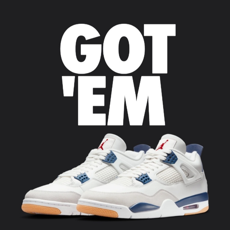 Jordan 4 x Nike SB Retro SP Navy 착용 스타일