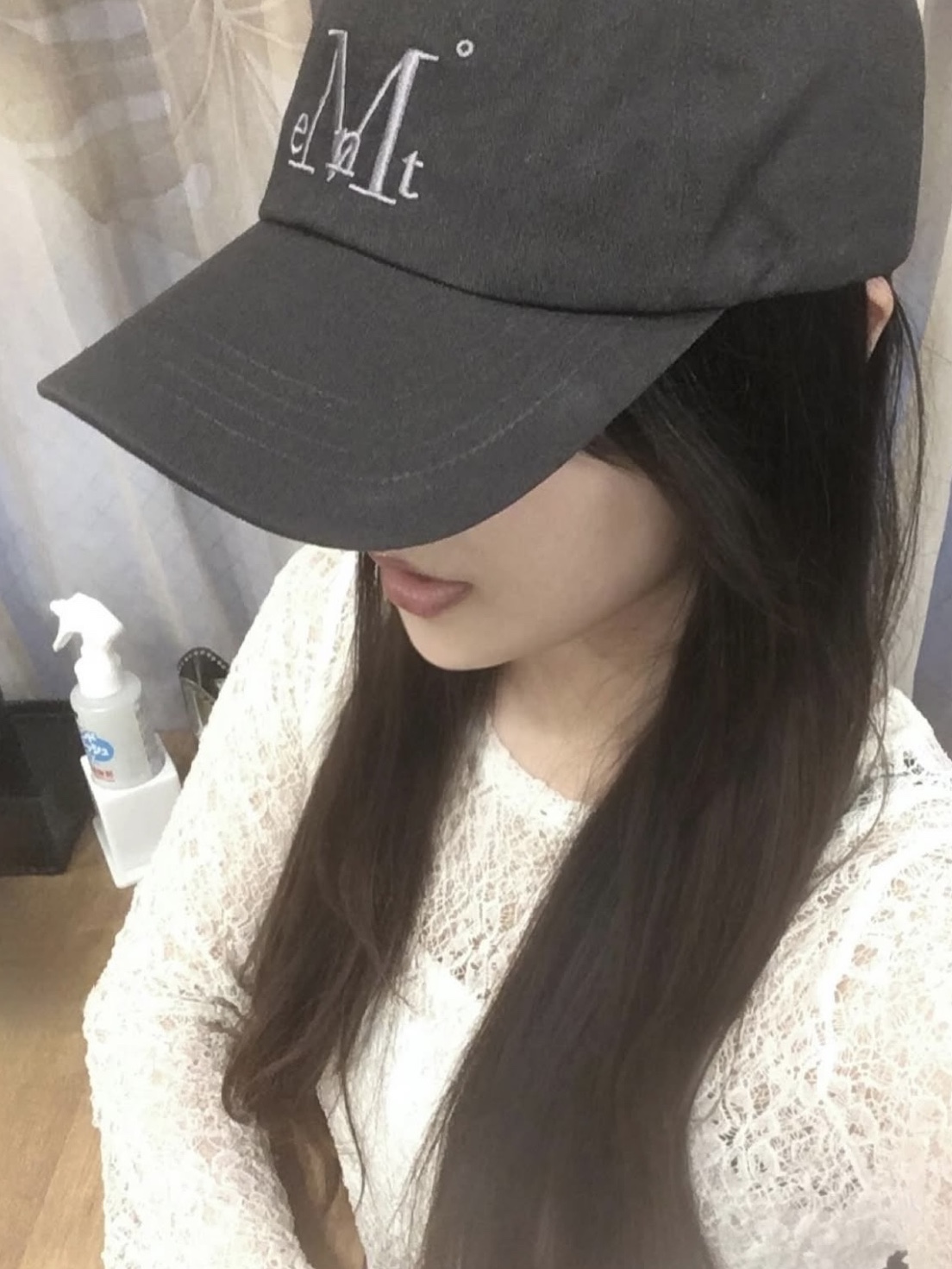 MUCENT Signature Ballcap Black 착용 스타일 - 2