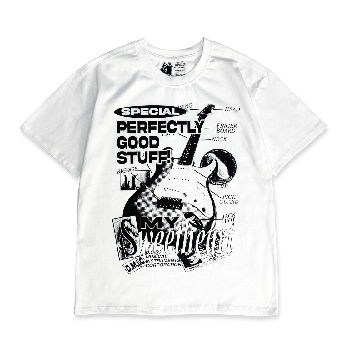 Tshirts034 DEFYCLUBROBBERS My Companion Stratocaster White