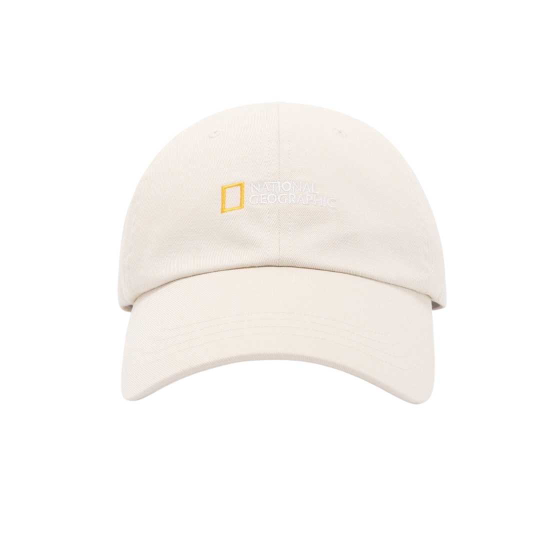 N255AHA510012 National Geographic Small Logo Cap Ivory