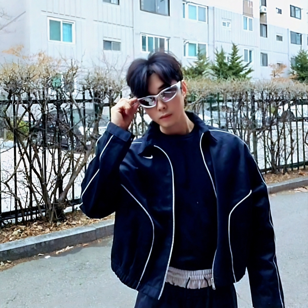(W) 나이키 NSW 우븐 자켓 블랙 - 아시아 착용 스타일