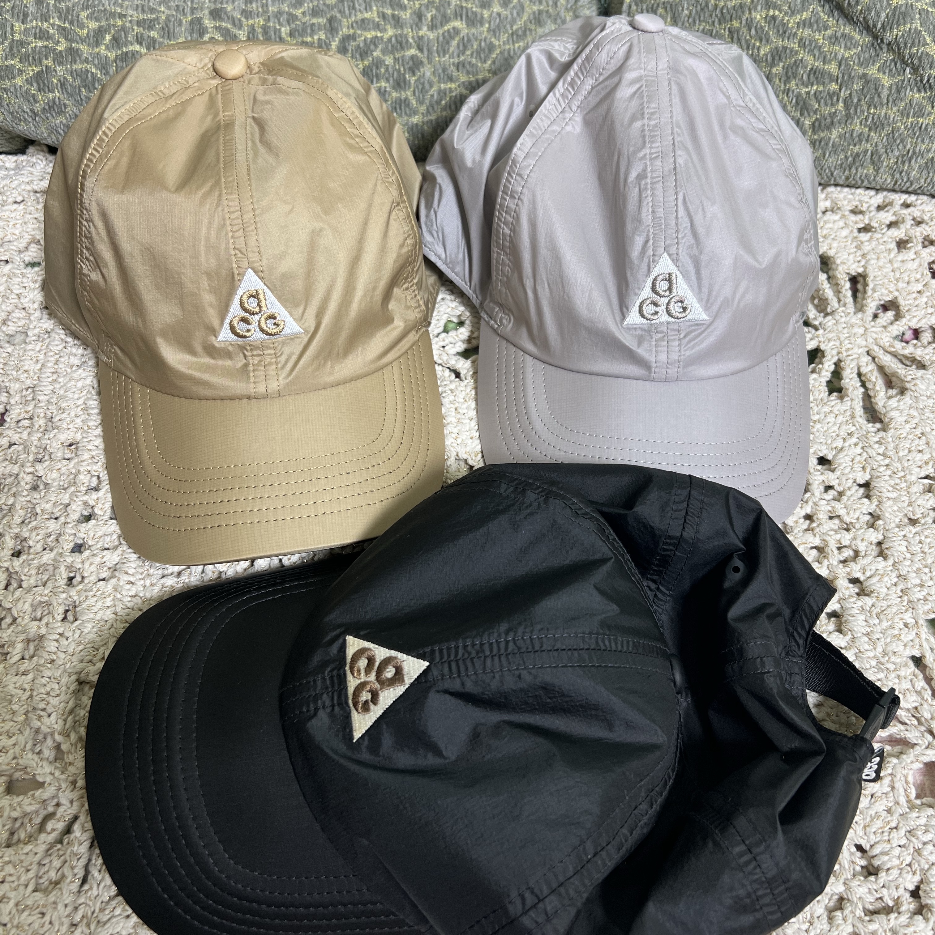 Nike ACG Trail Cap Black, Nike ACG Dri-Fit Club Trail Cap College Grey 착용 스타일