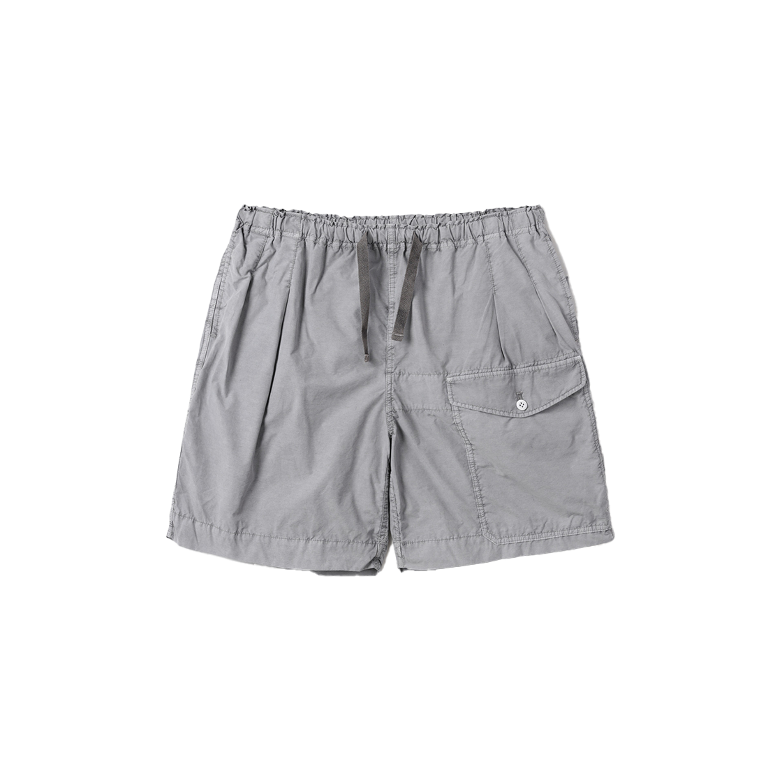 SVPOM25401GYL Series Layer Feature Zip Shorts Light Gray