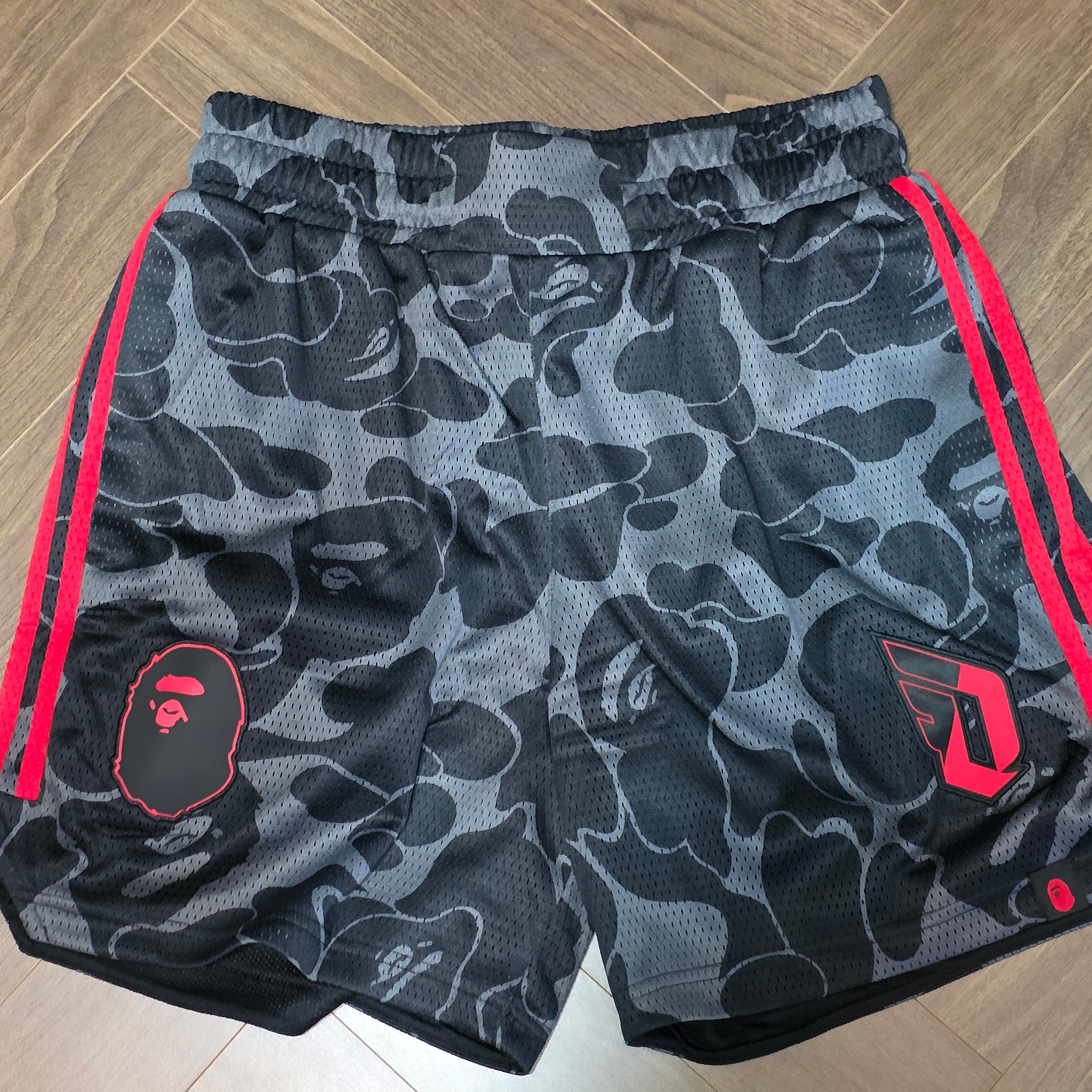 Adidas x BAPE Dame 9 Basketball Shorts Carbon - KR Sizing 착용 스타일