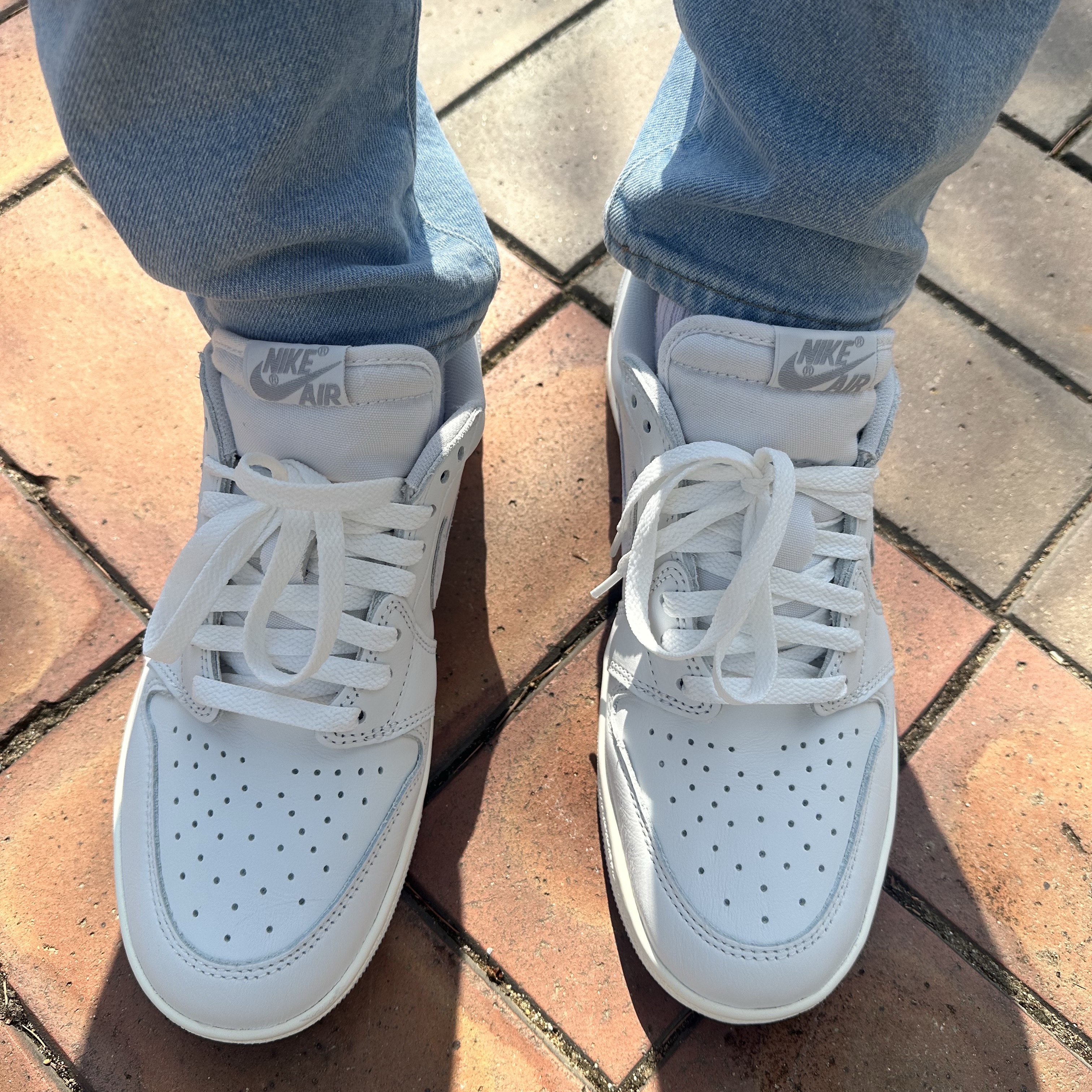 Jordan 1 Low 85 Neutral Grey 착용 스타일 - 1