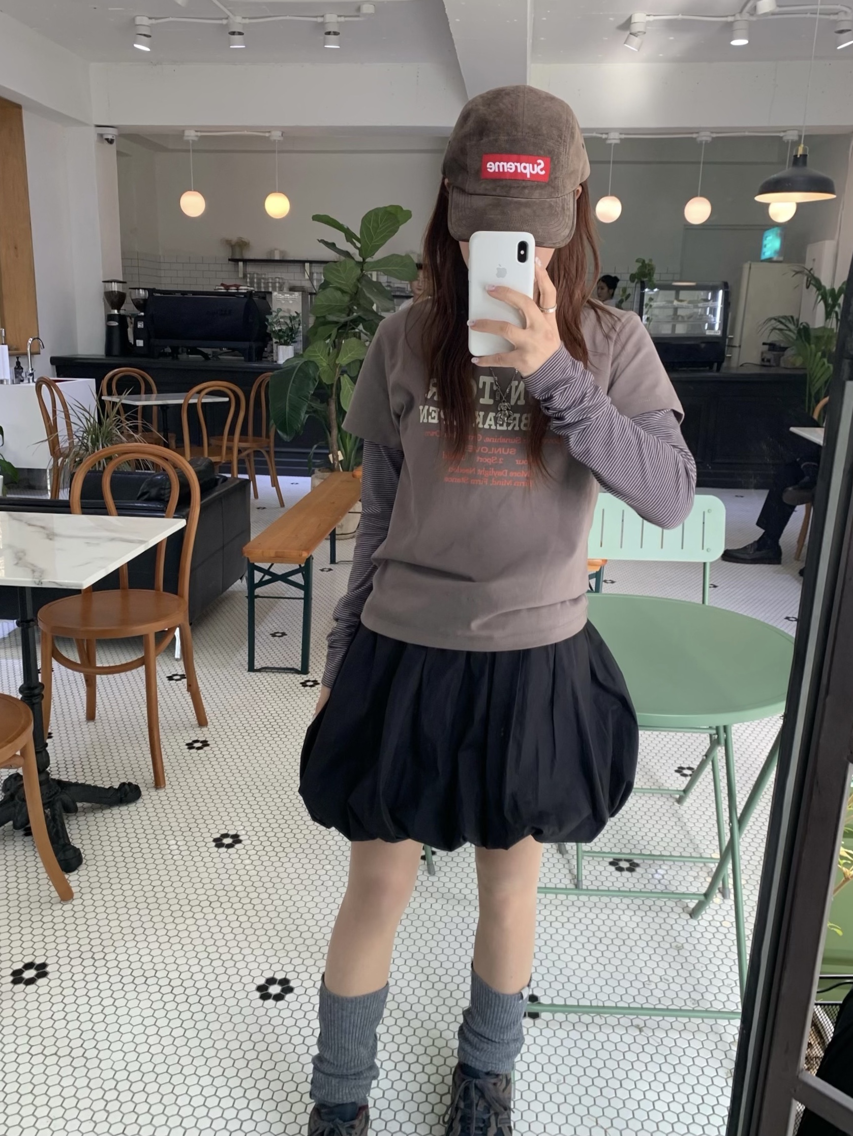 Supreme Suede Camp Cap Brown - 23SS 착용 스타일