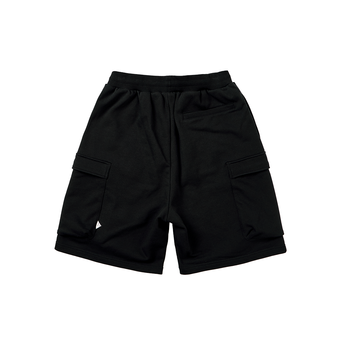 파운드포켓 와이드 스웻 쇼츠 블랙(Found Pocket Wide Sweat Shorts Black) - 2