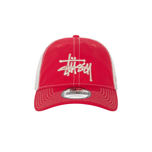 스투시 뉴에라 9Twenty 베이직 트러커 우드랜드 카모 | Stussy