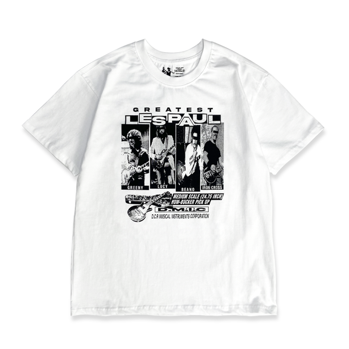 Tshirts036 DEFYCLUBROBBERS My Companion Les Paul White