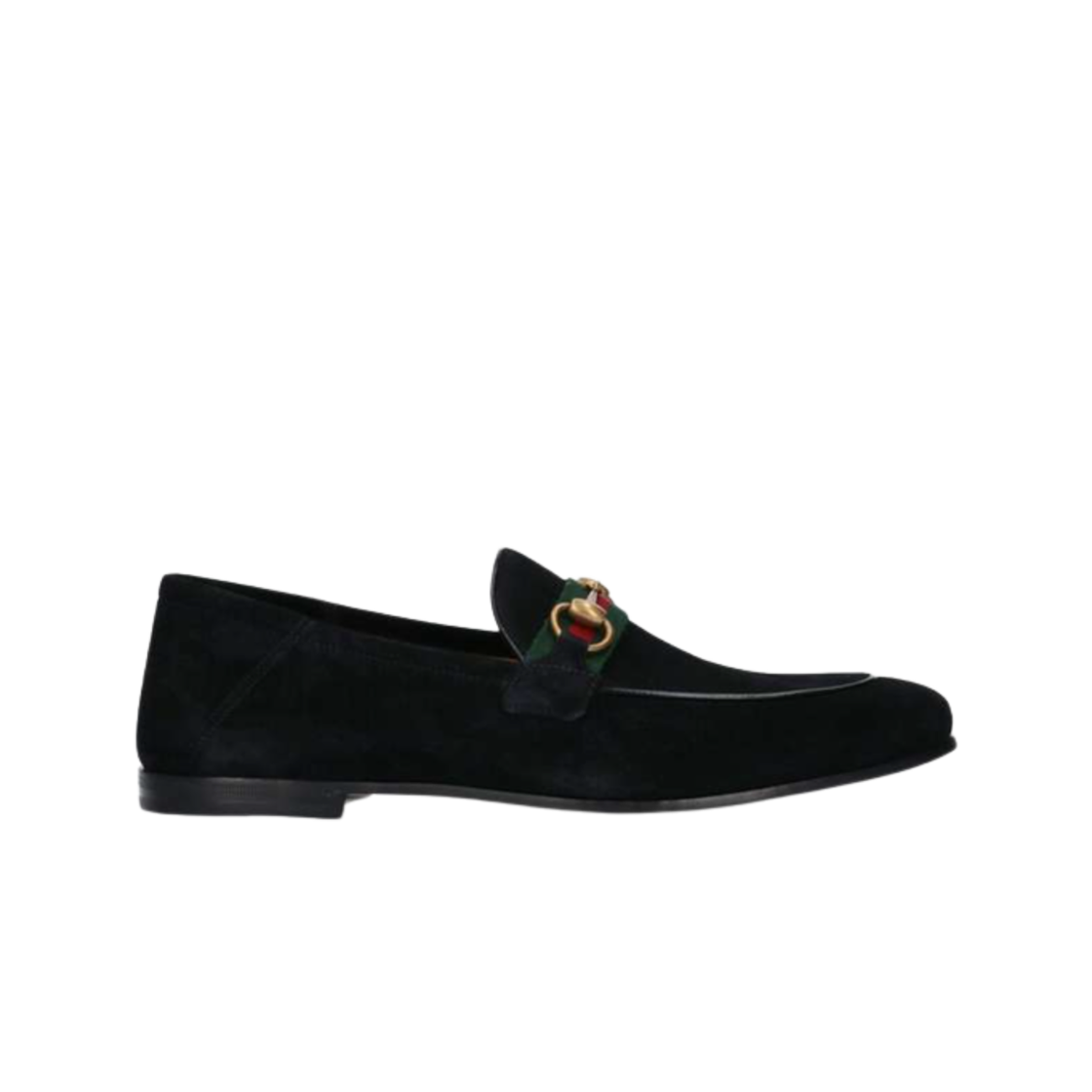 구찌 웹 홀스빗 레더 로퍼 블랙(Gucci Web Horsebit Leather Loafer Black) - 1
