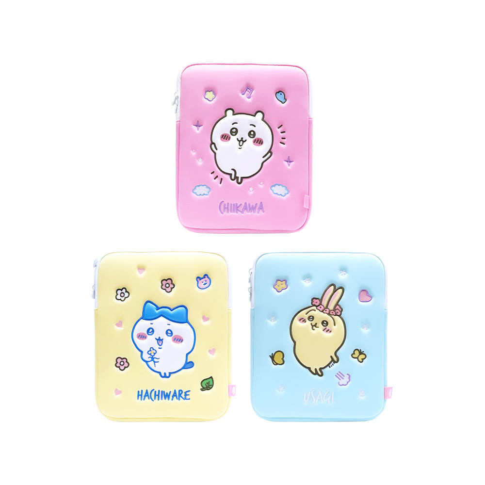 대원미디어 먼작귀 캐릭터 태블릿 파우치 3종 가르마(Daewonmedia Chiikawa Tablet Pouch Hachiware) - 2