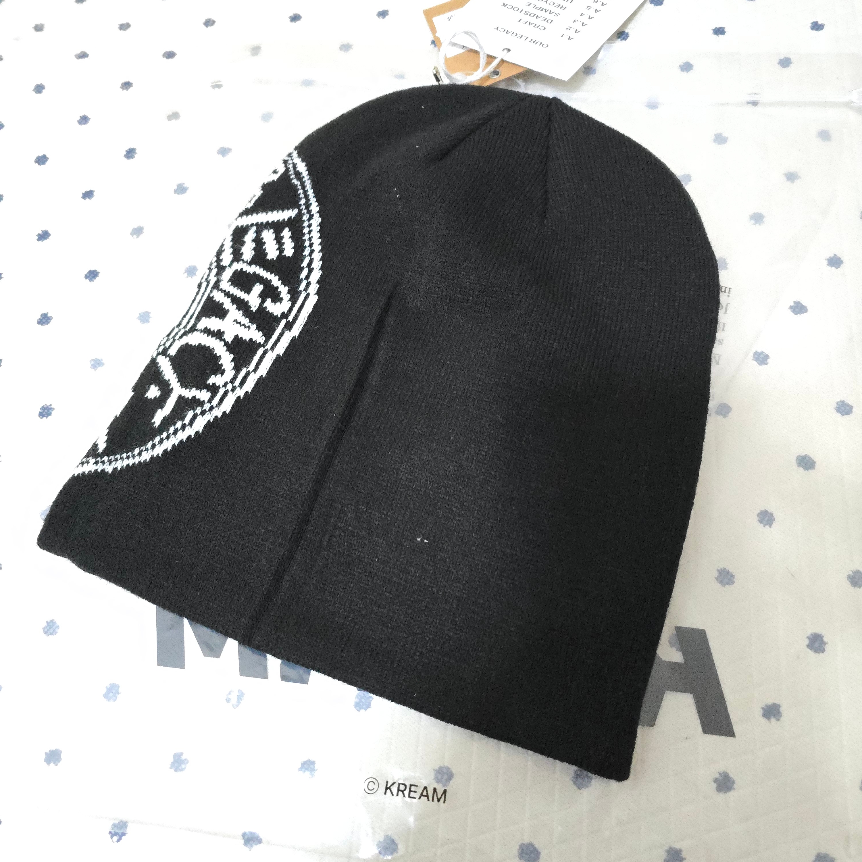 Stussy x Our Legacy Work Shop Skullcap Black 착용 스타일 - 3