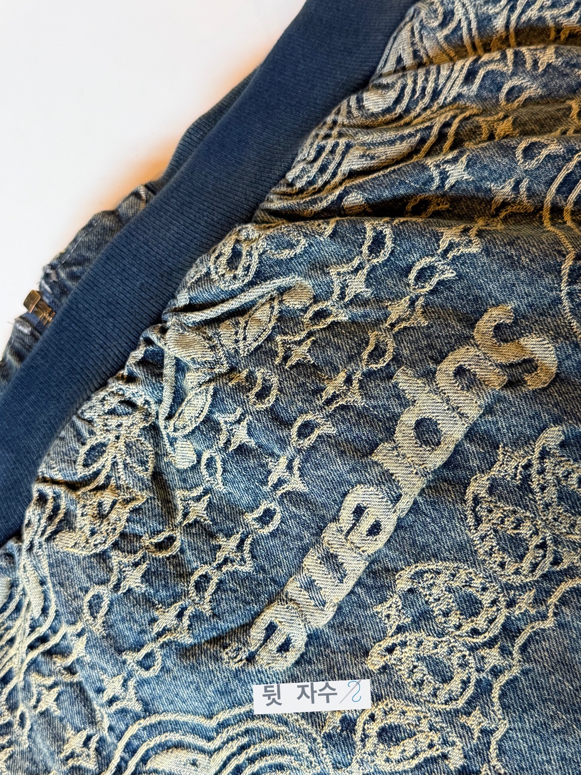 Supreme Bandana Jacquard Denim Hooded Work Jacket Blue - 25SS, Nike x Travis Scott SB Dunk Low 착용 스타일 - 8