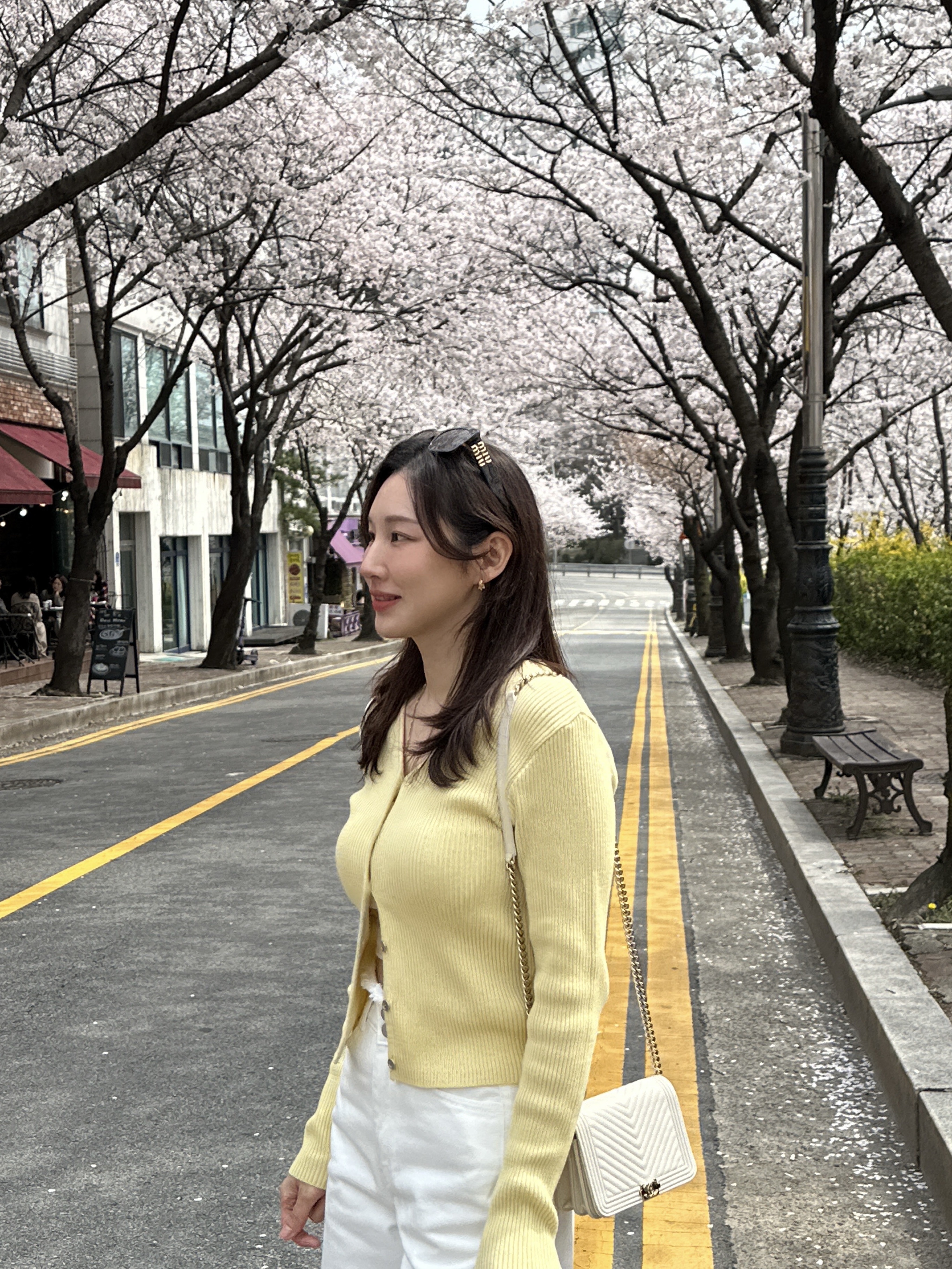 (W) 에르메스 오란 샌들 카프스킨 & 블랑 피케르 아반, (W) 에르메스 오란 샌들 카프스킨 & 골드 피케르 에크루즈 착용 스타일 - 2
