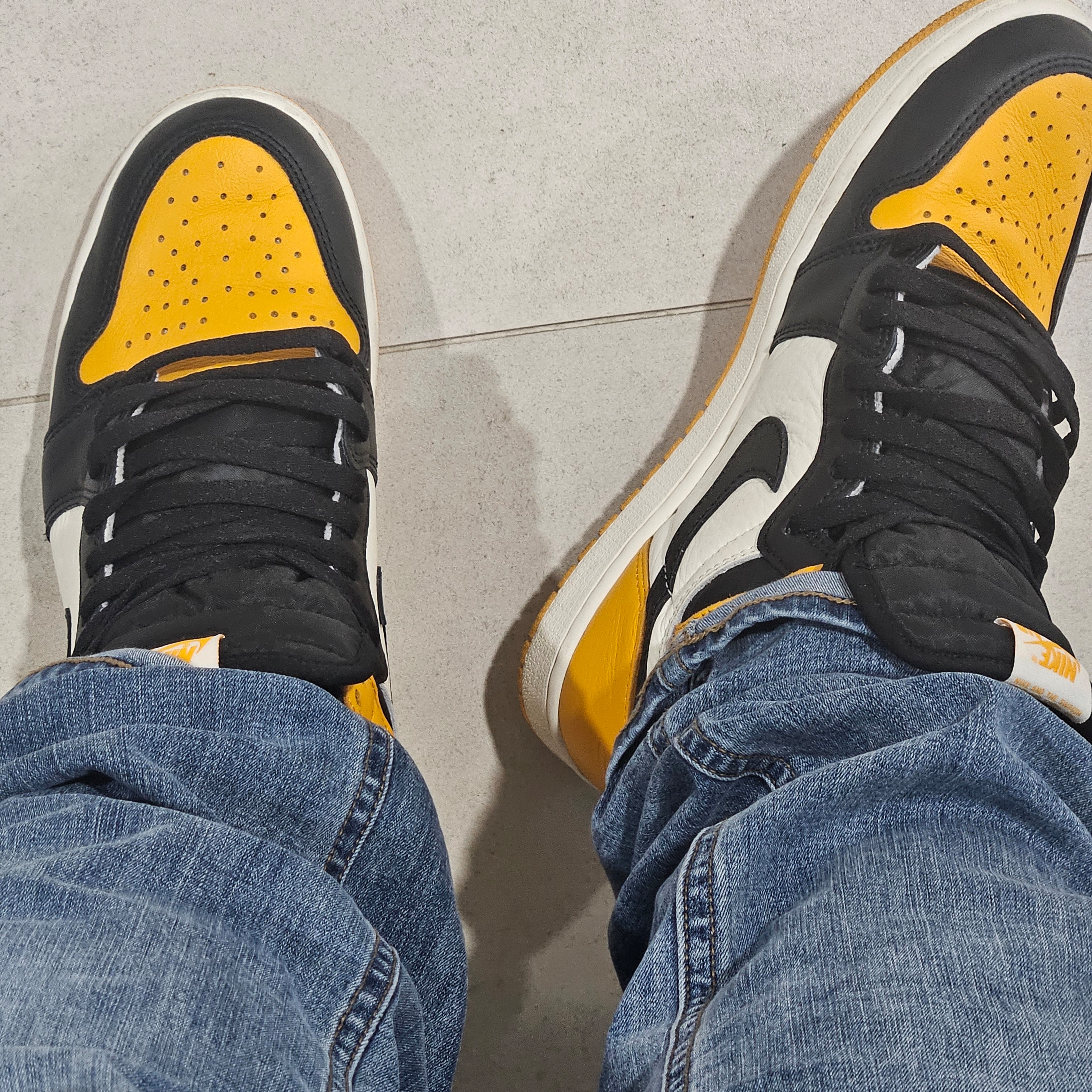 Jordan 1 Retro High OG Taxi 착용 스타일