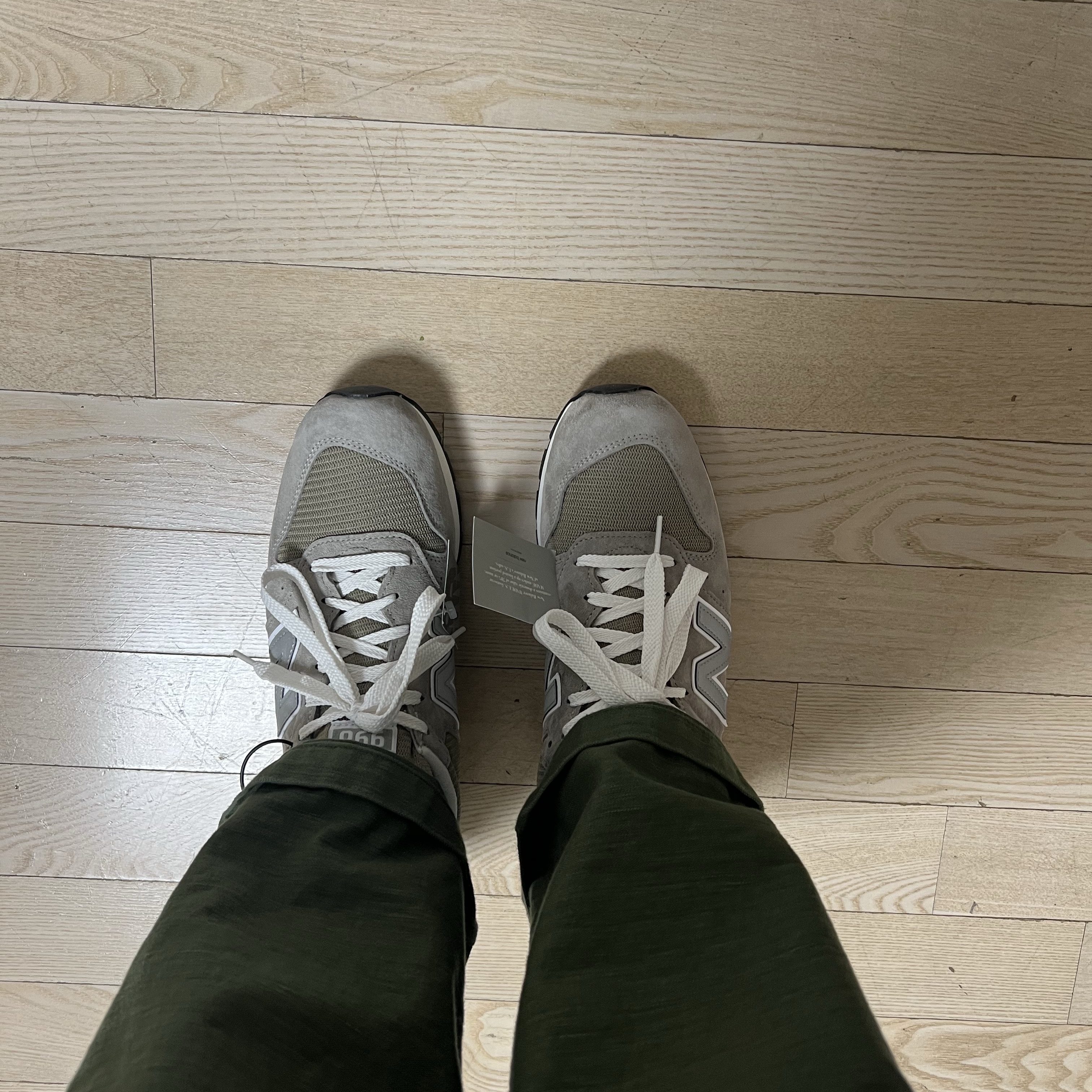 New Balance Made in USA 996 Grey, Orslow 5002 US Army Fatigue Pants Green 착용 스타일