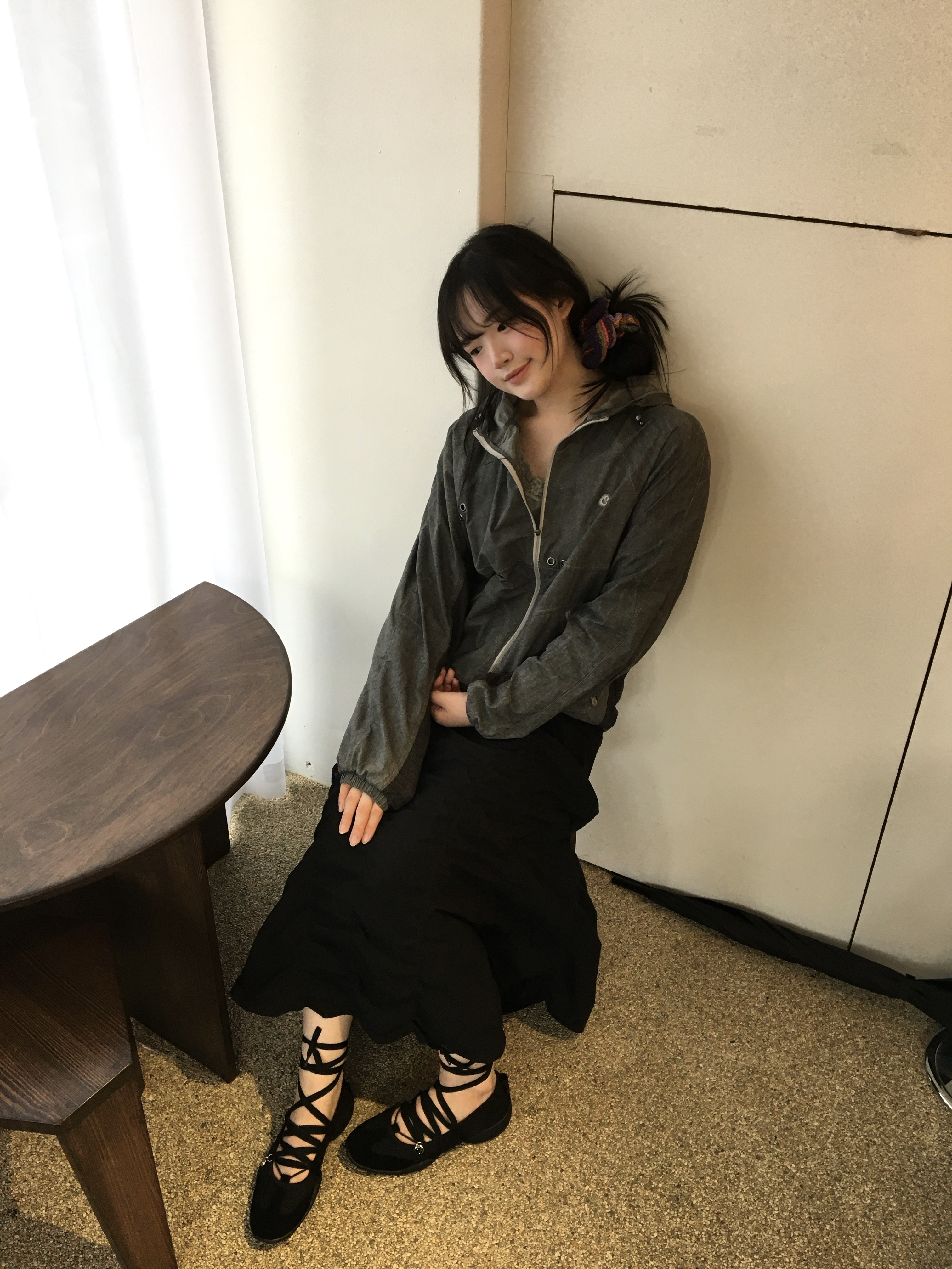 Suecomma Bonnie Fev Mary Jane Sneakers Blue, Suecomma Bonnie Fev Mary Jane Sneakers White 착용 스타일 - 1