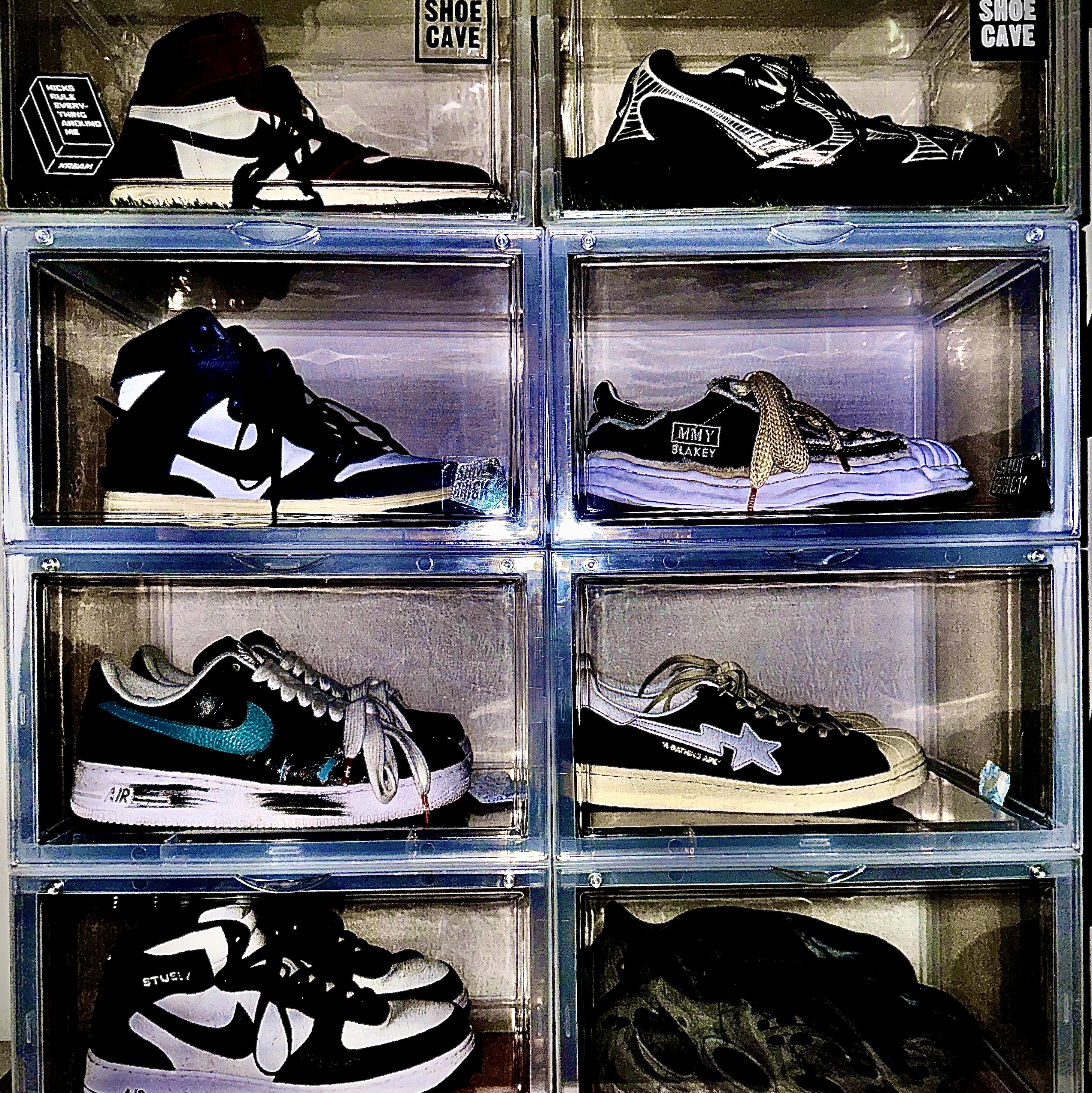 Jordan 1 Retro High OG Chicago 2022, Balenciaga 3XL Sneakers Black White 착용 스타일