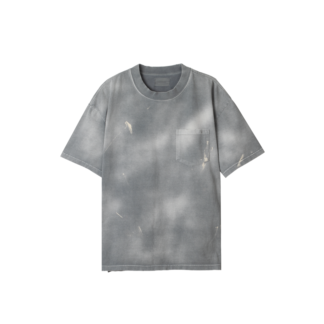 25EP04TS05GR Gatherlazy Custom Washing Workshop Tee Ash Gray