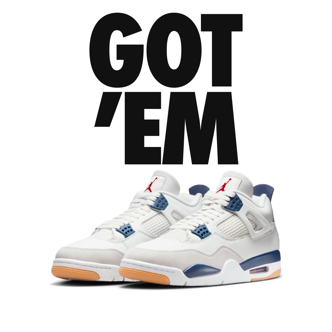Jordan 4 x Nike SB Retro SP Navy 착용 스타일