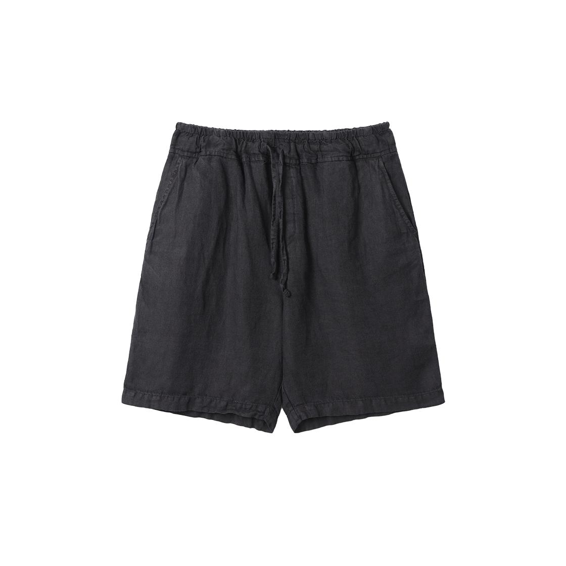 SOPOM25101CHX Series Linen Shorts Charcoal