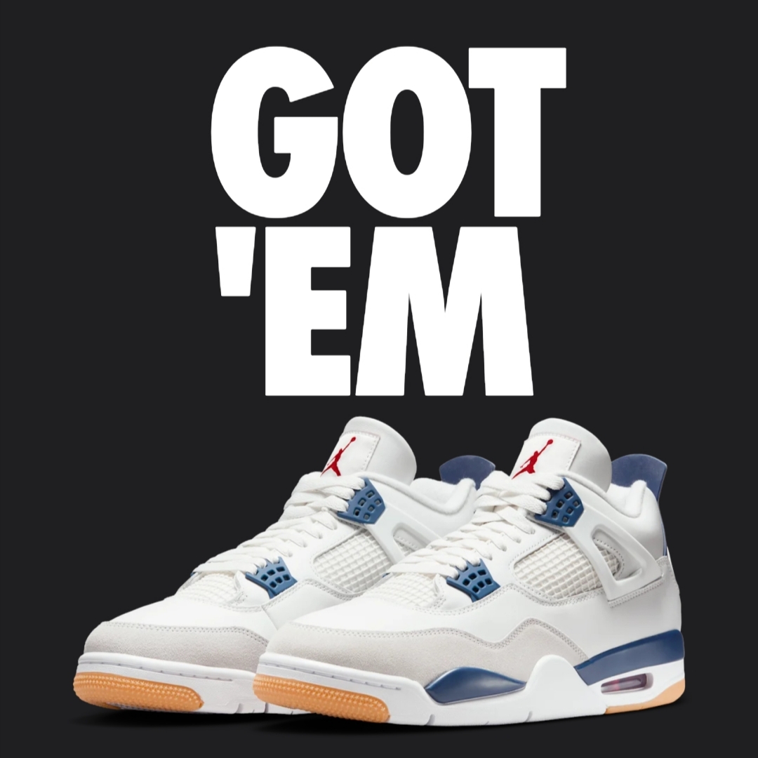 Jordan 4 x Nike SB Retro SP Navy 착용 스타일