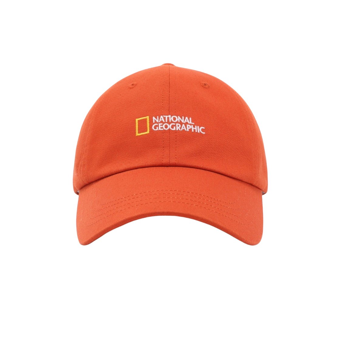 N255AHA510030 National Geographic Small Logo Cap Orange
