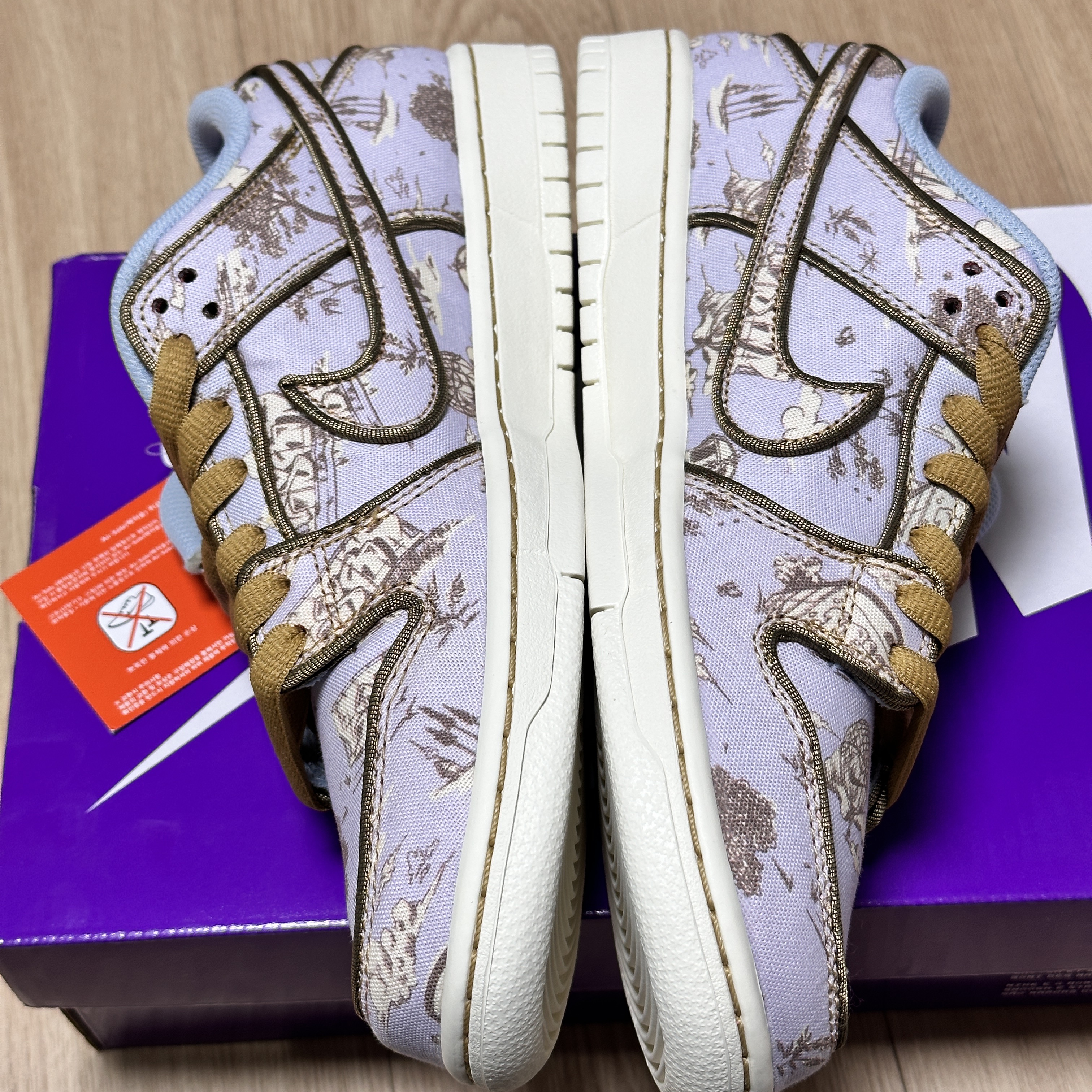 Nike SB Dunk Low Pro Premium Toile 착용 스타일 - 5