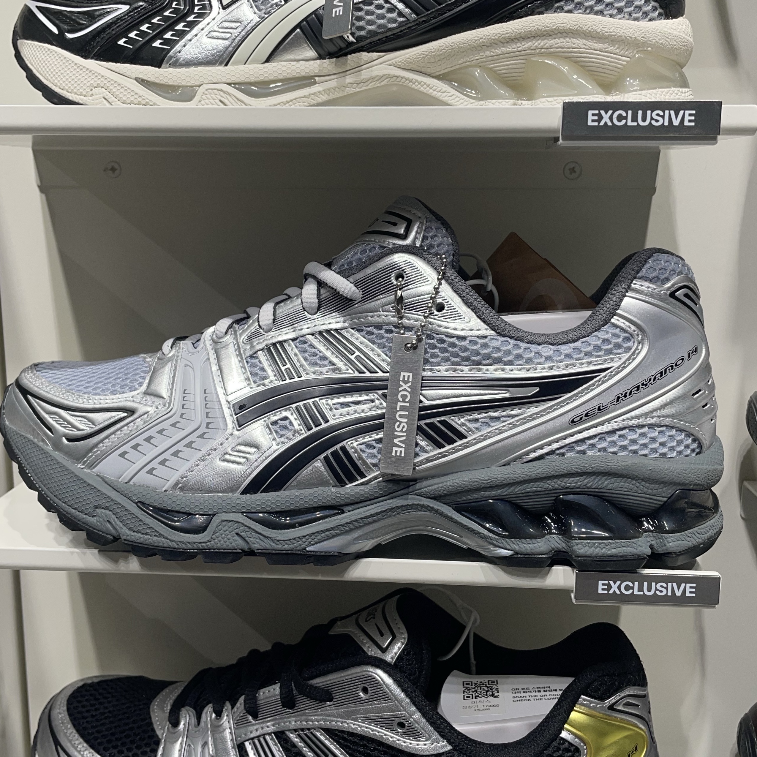 Asics x Urban Research Gel-Kayano 14 Pure Silver Black 착용 스타일